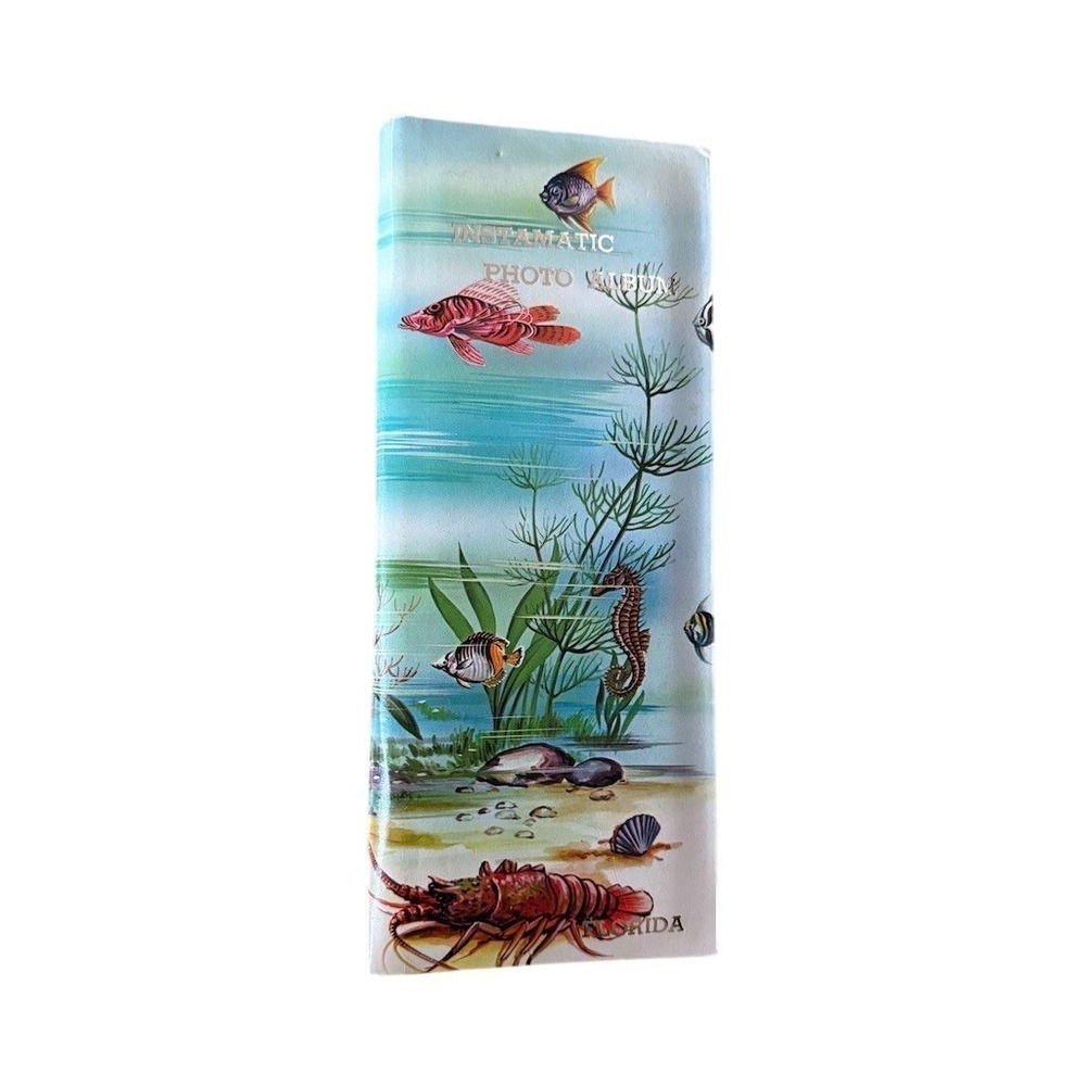 Vintage Florida Underwater Sea‎ Life Instamatic Photo Album Mini Wallet